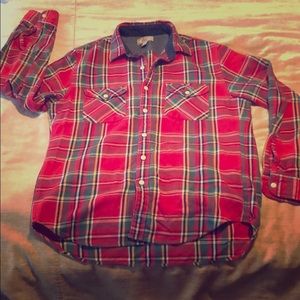 Wallace & Barnes Quality Flannel Button Down